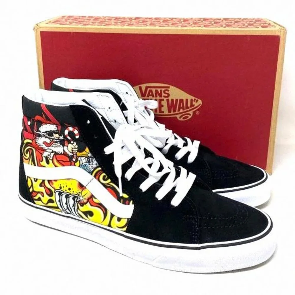VANS Sk8-Hi Shoes High Top Black Suede Men’s VN0A4BVTBLK Sneakers Casual Size